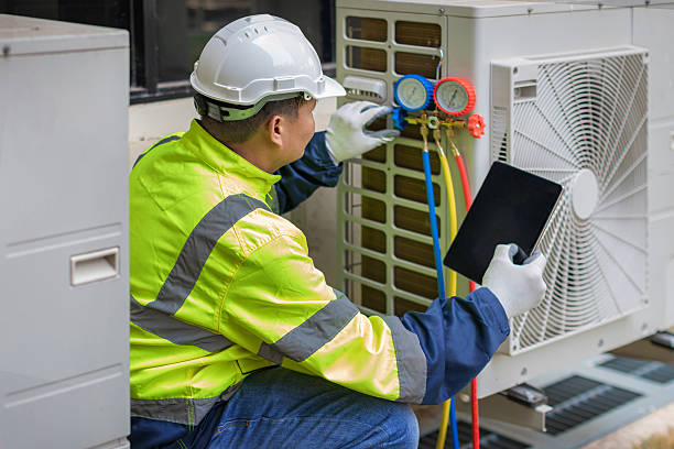 Professional Ac Installation technician working in Medford, MA